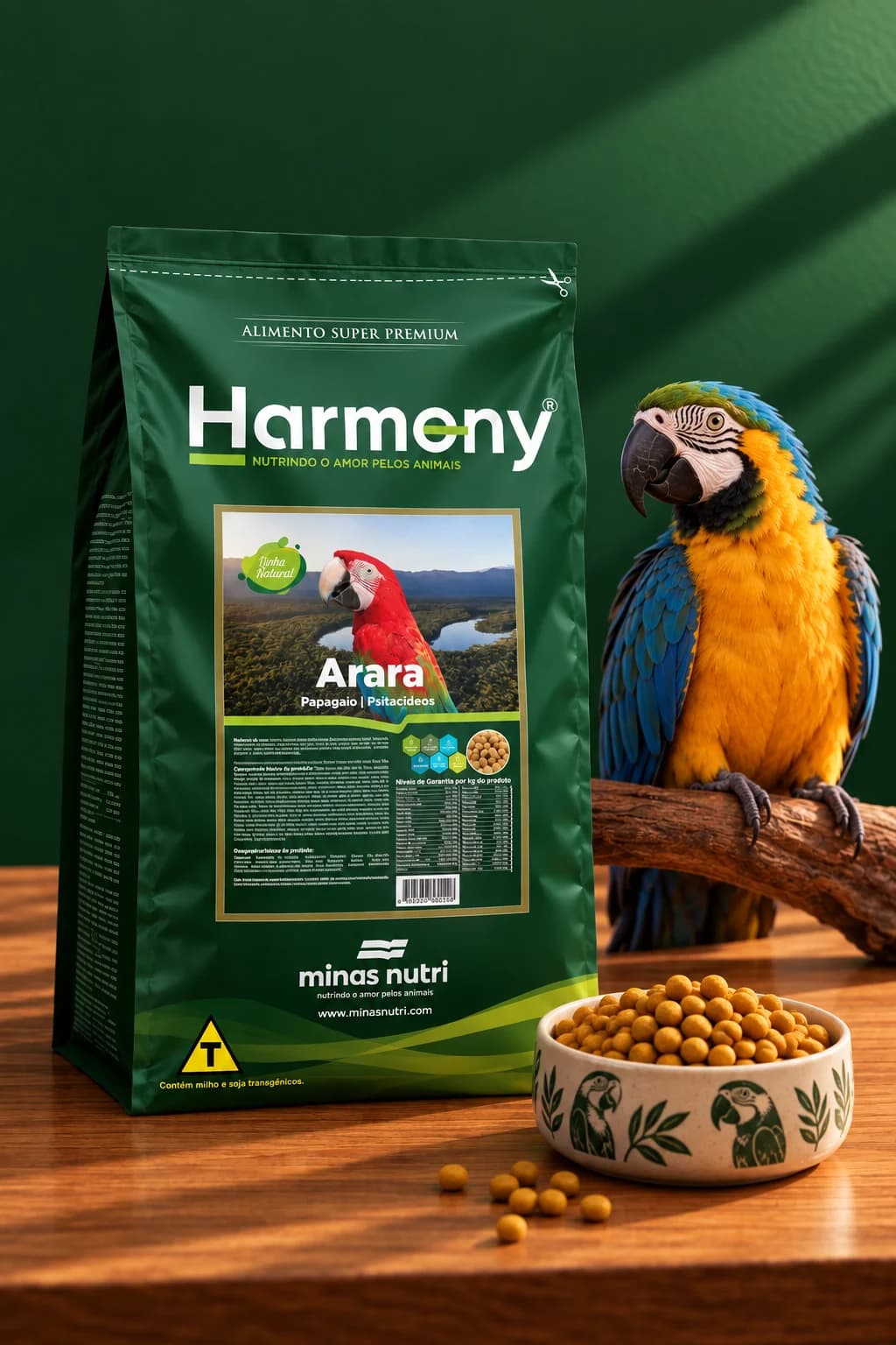 Harmony Birds Arara Natural