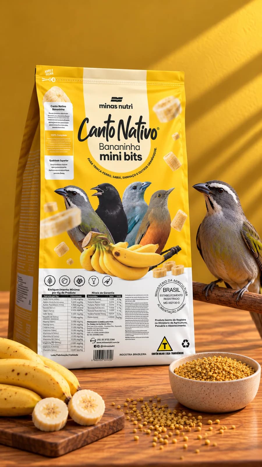 Canto Nativo Bananinha Mini Bits