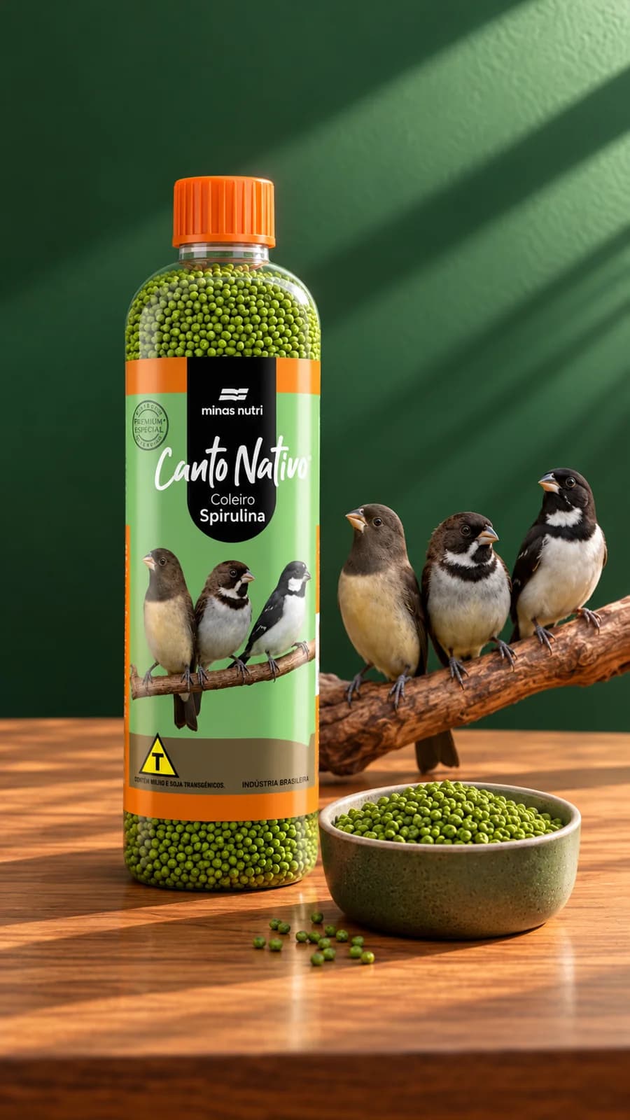Canto Nativo Coleiro Spirulina