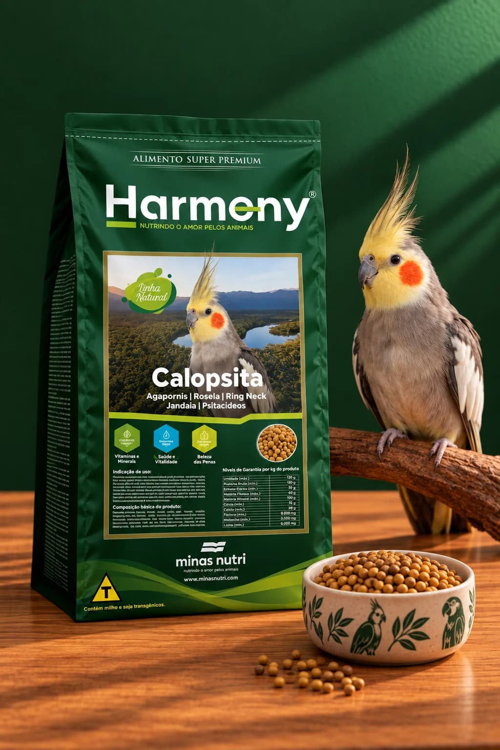 Harmony Birds Calopsita Natural