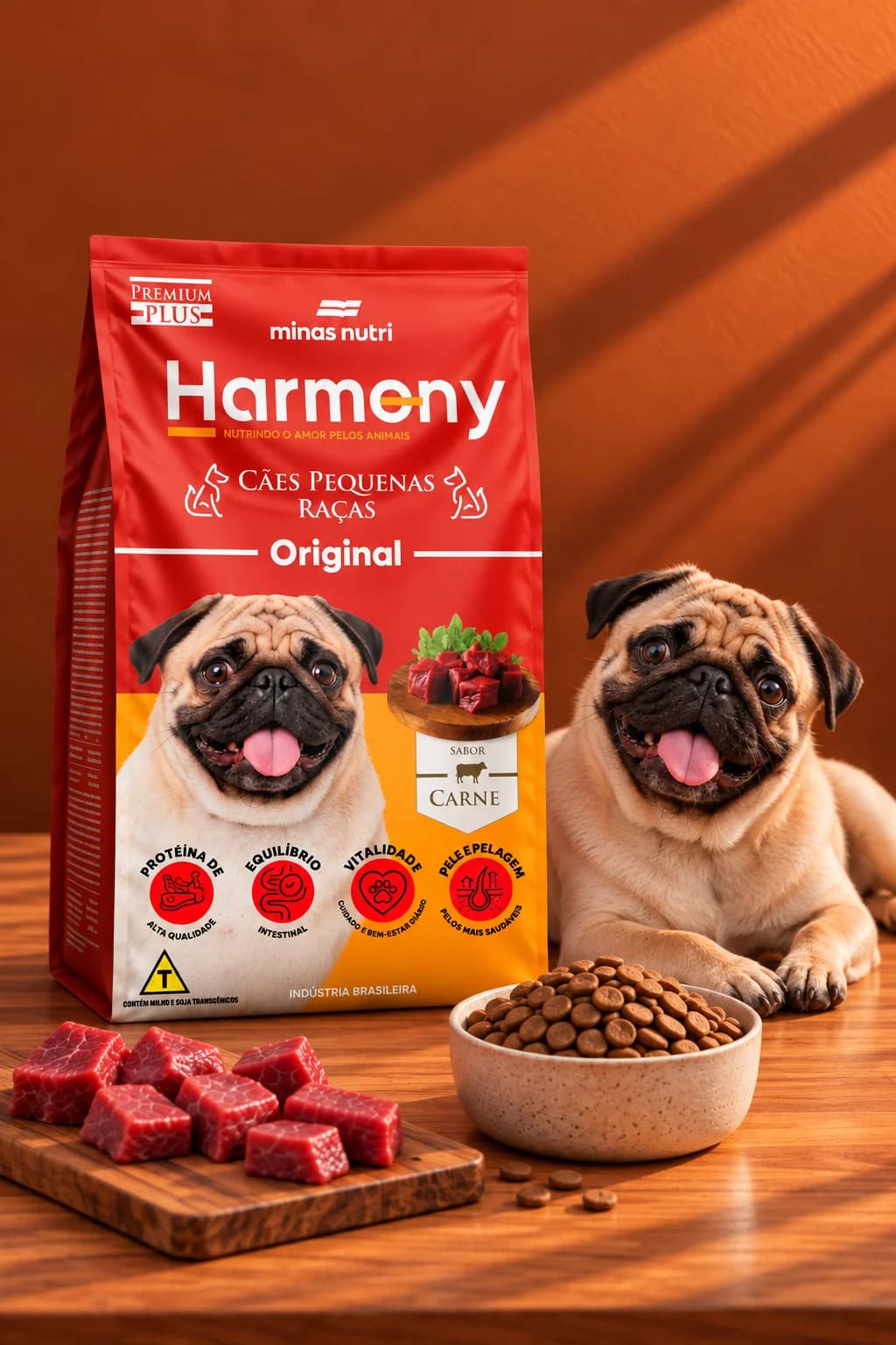 Harmony Original Cães Adultos Pequenas Raças - Premium Plus