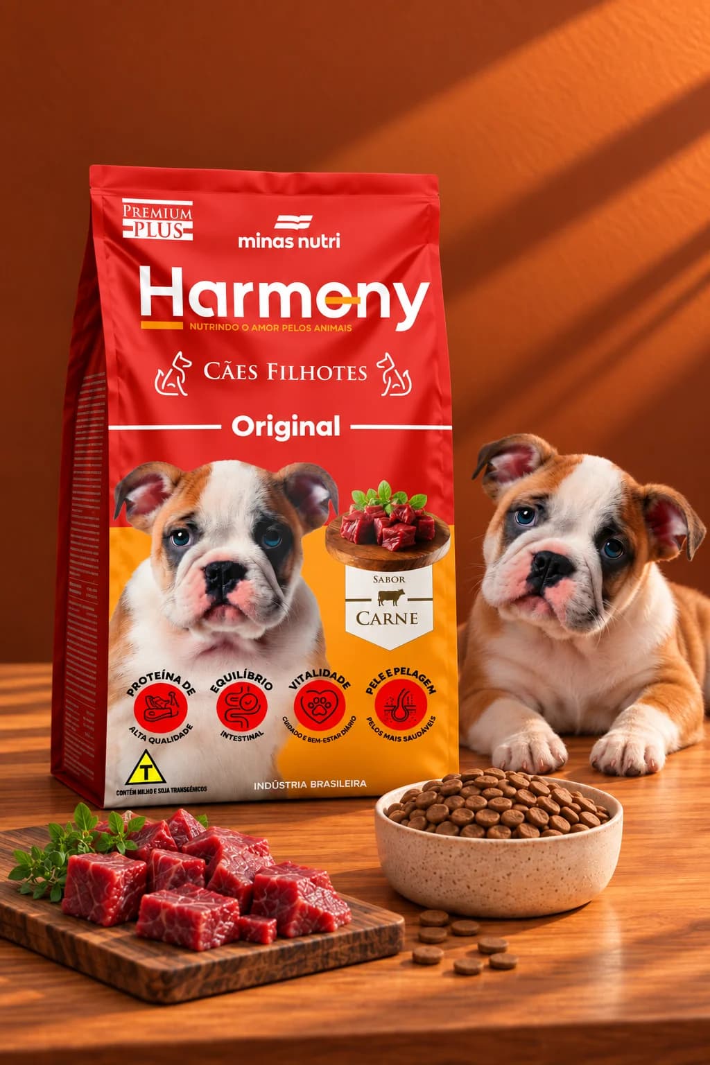 Harmony Original Cães Filhotes - Premium Plus