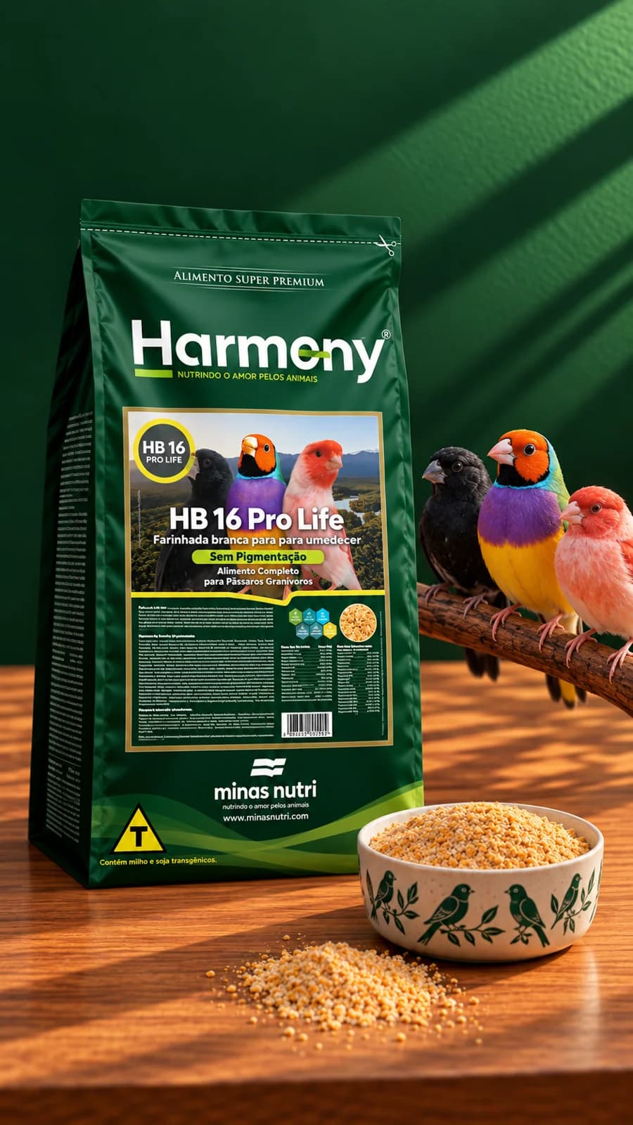 Harmony HB 16 Pro Life Farinhada Branca para Umedecer