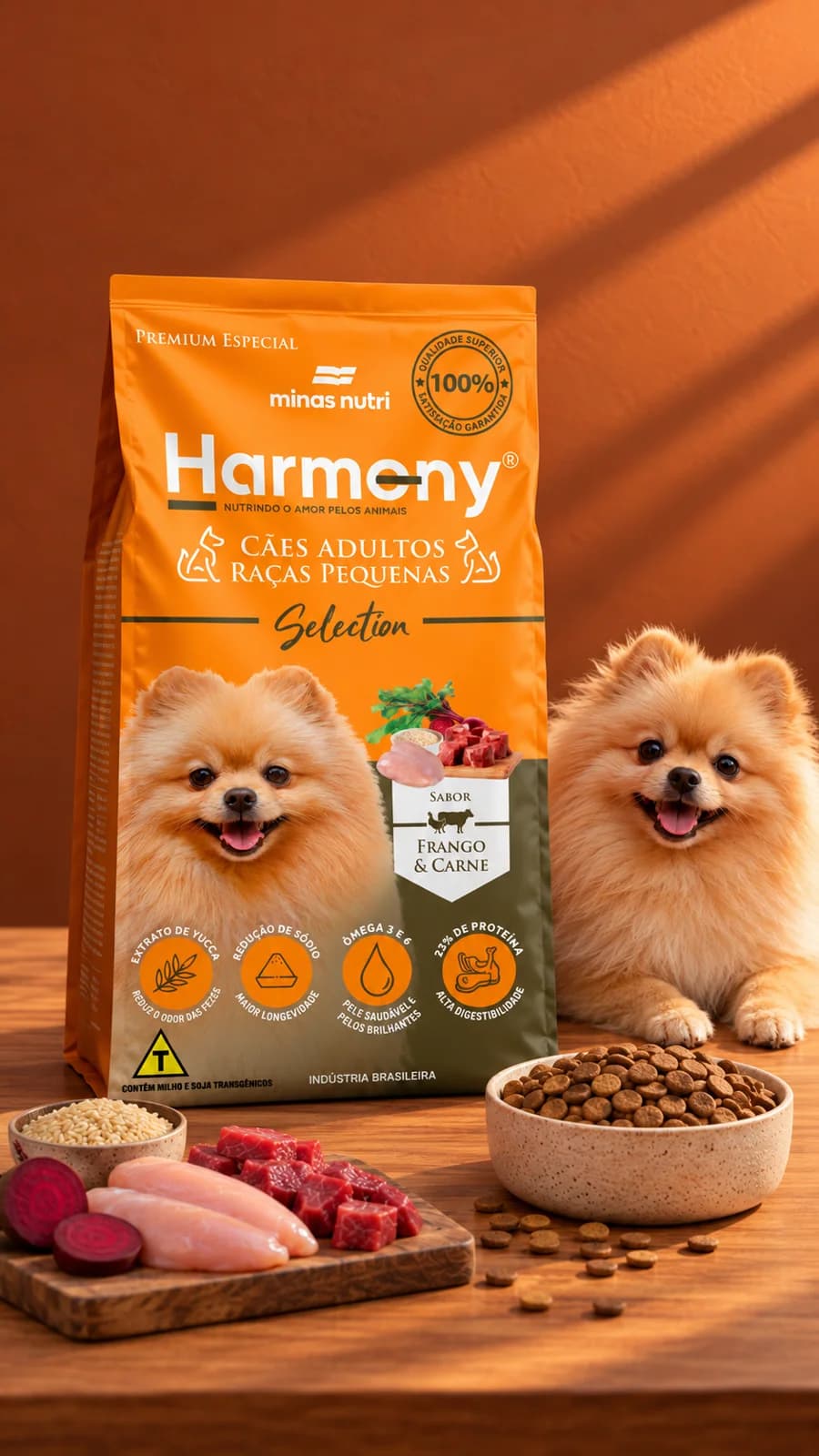 Harmony Selection Cães Adultos Raças Pequenas - Premium Especial