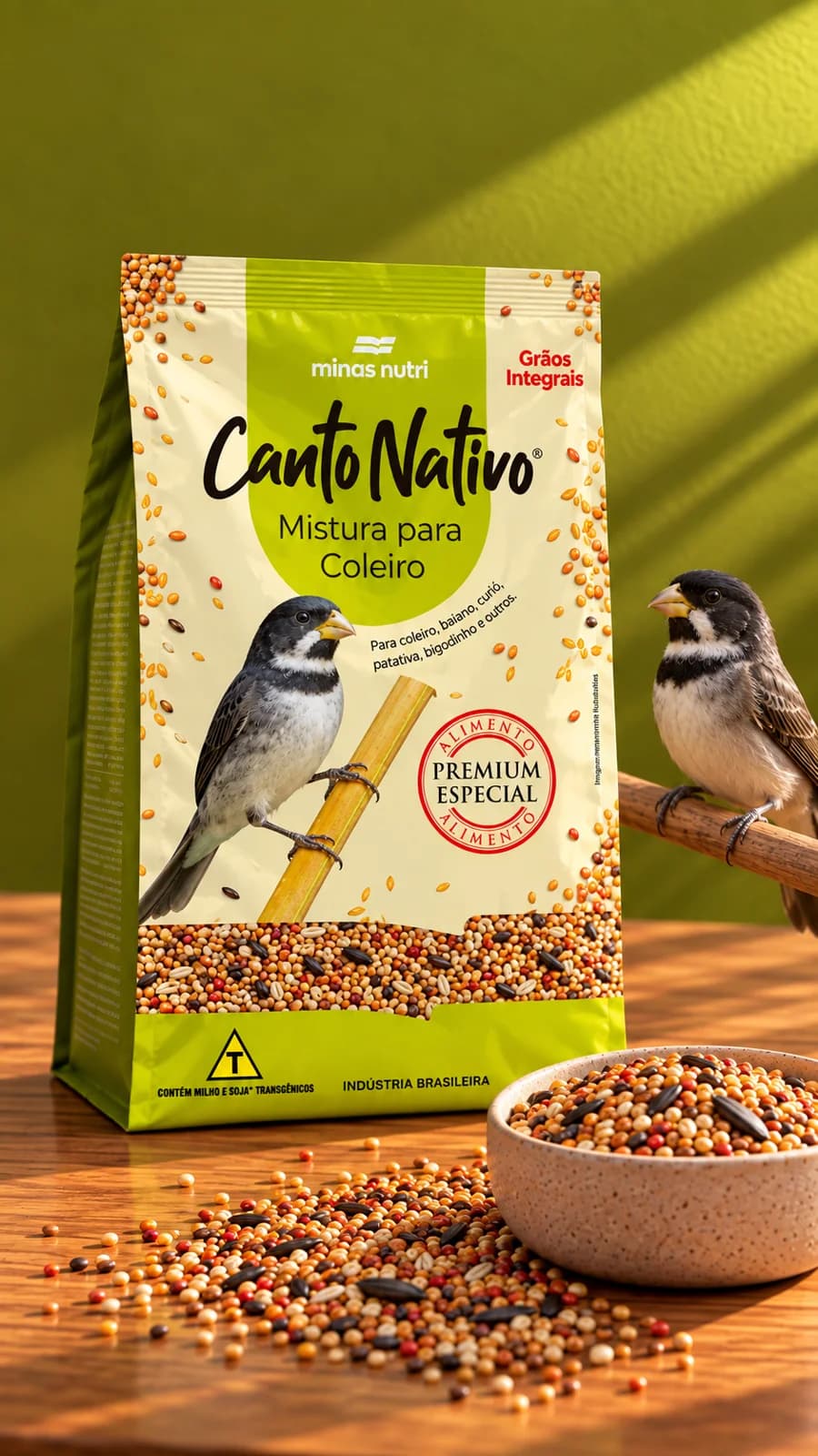 Canto Nativo Mistura para Coleiro