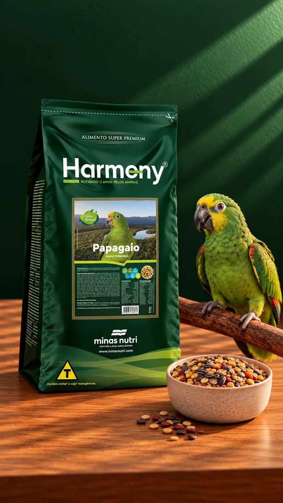 Harmony Birds Papagaio Natural